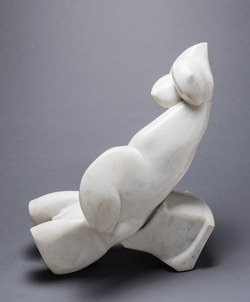 Elbert Weinberg's marble sculpture Creation of Eve